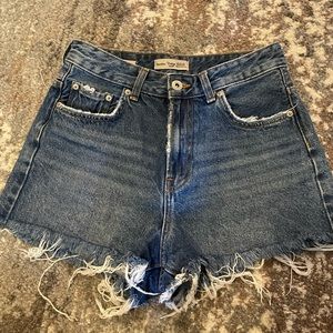 Bershka Vintage Collection High Waist Jean Shorts